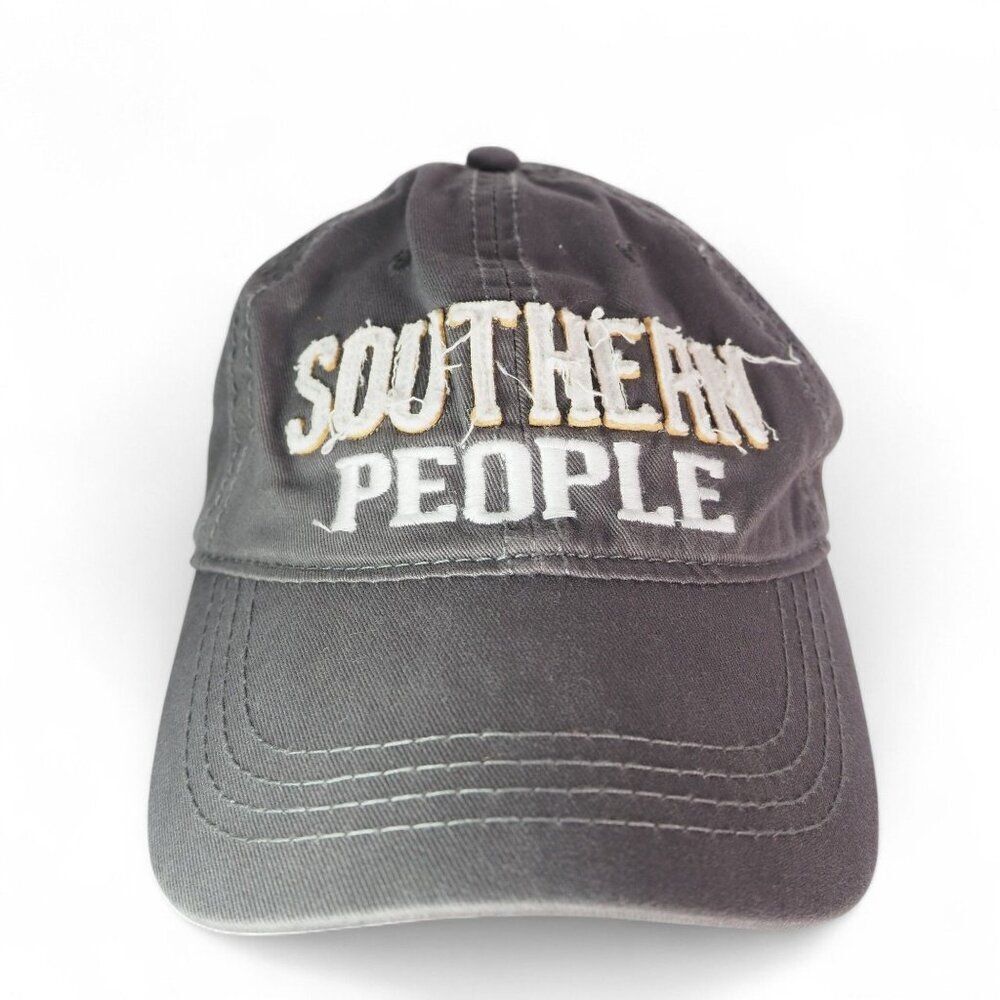 We People "Southern People" Distressed Adjustable Strapback Hat OS